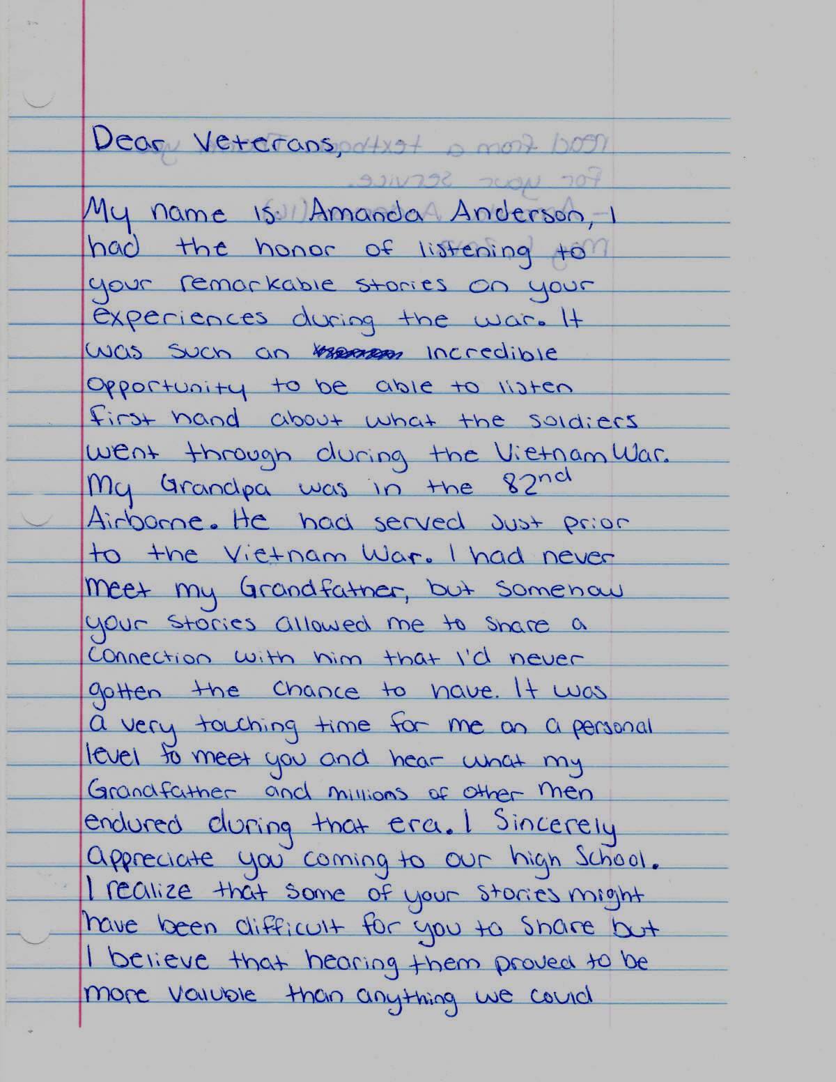high school i believe essays